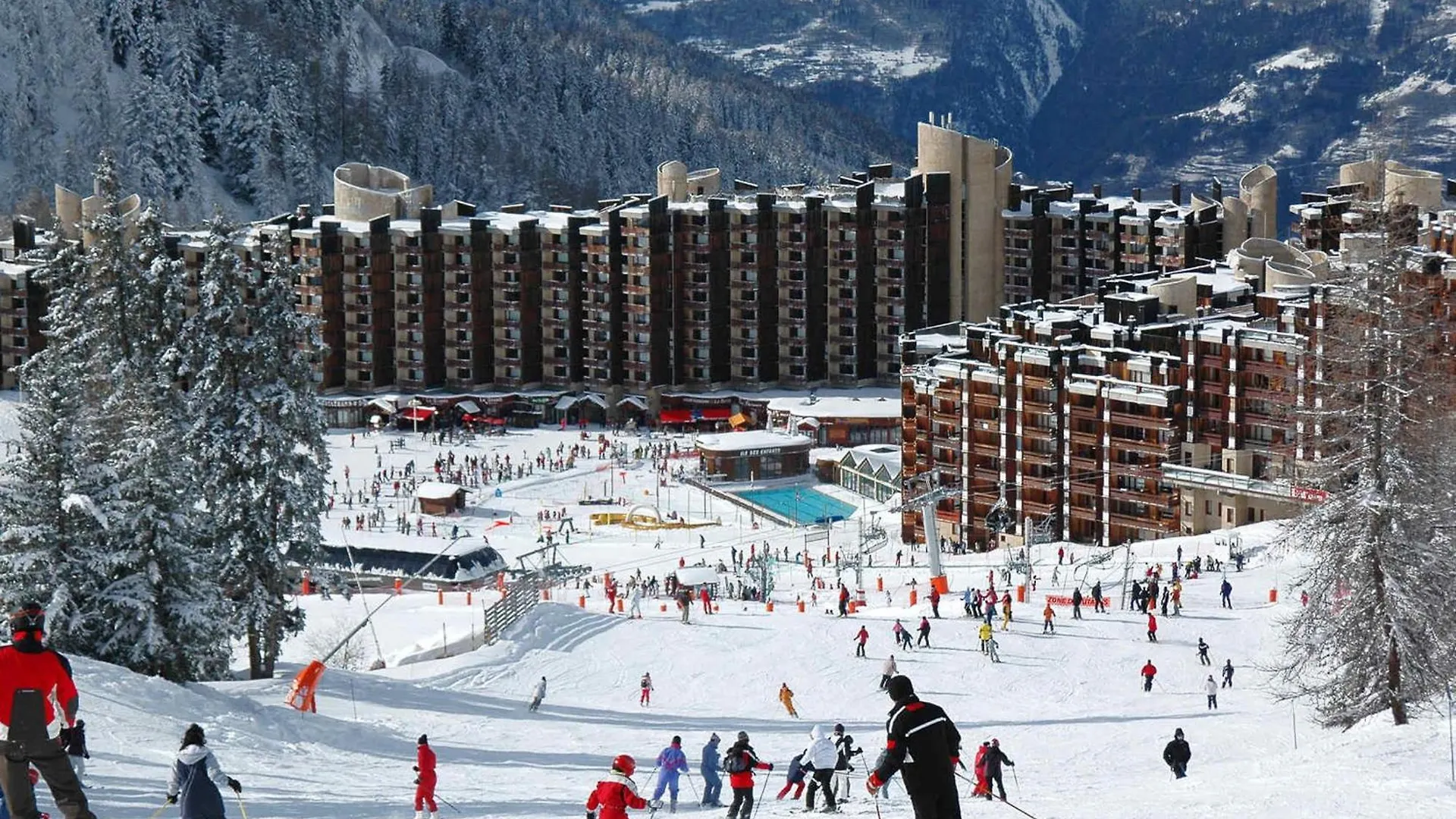 Apartment Studio Chaleureux Divisible, Pied Des Pistes, Balcon, 4 Pers, La Plagne - Fr-1-181-2088